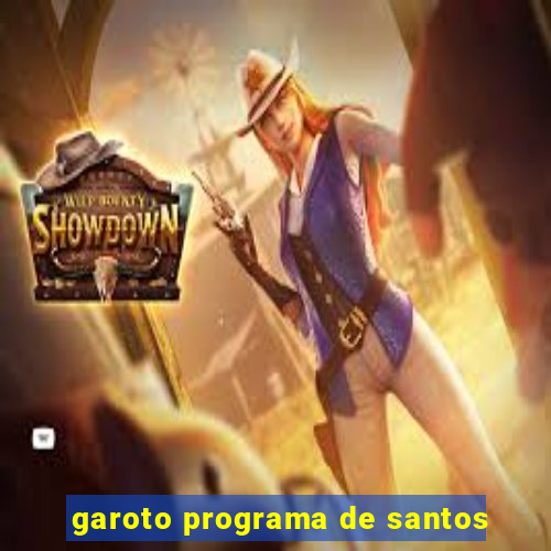 garoto programa de santos